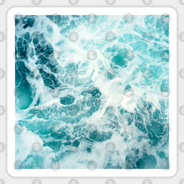 Ocean Sea Waves Sticker by AmyBrinkman